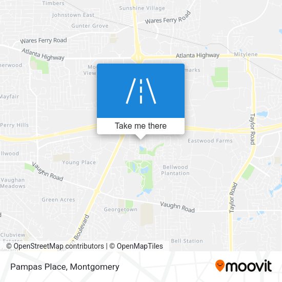 Mapa de Pampas Place