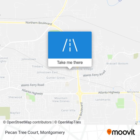 Pecan Tree Court map