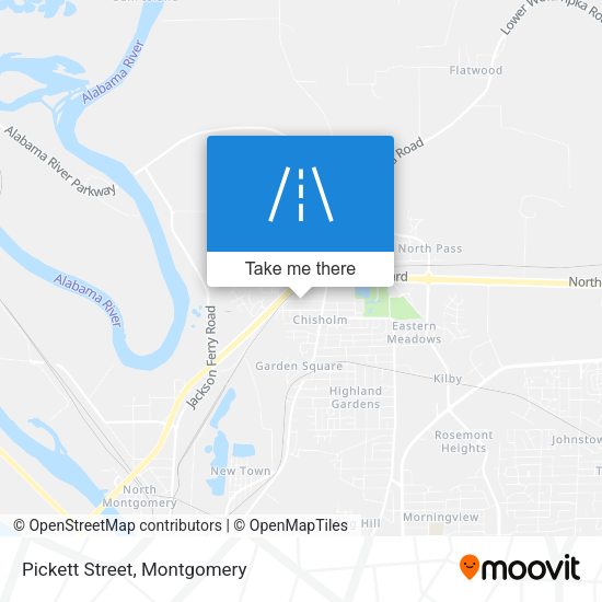 Mapa de Pickett Street