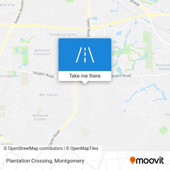 Plantation Crossing map
