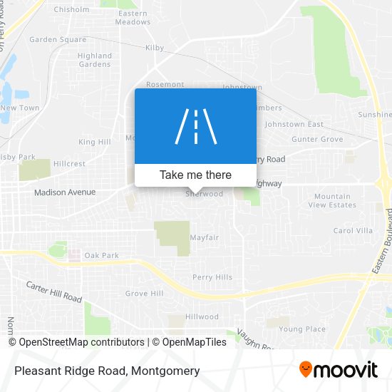 Pleasant Ridge Road map