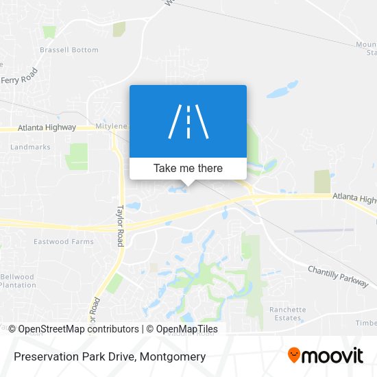 Mapa de Preservation Park Drive