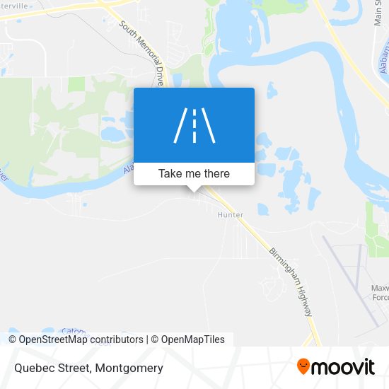 Mapa de Quebec Street