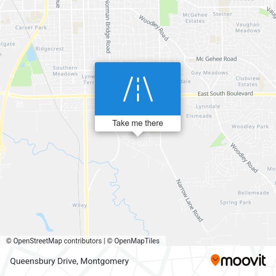 Queensbury Drive map