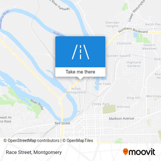 Mapa de Race Street