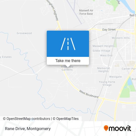 Mapa de Rane Drive