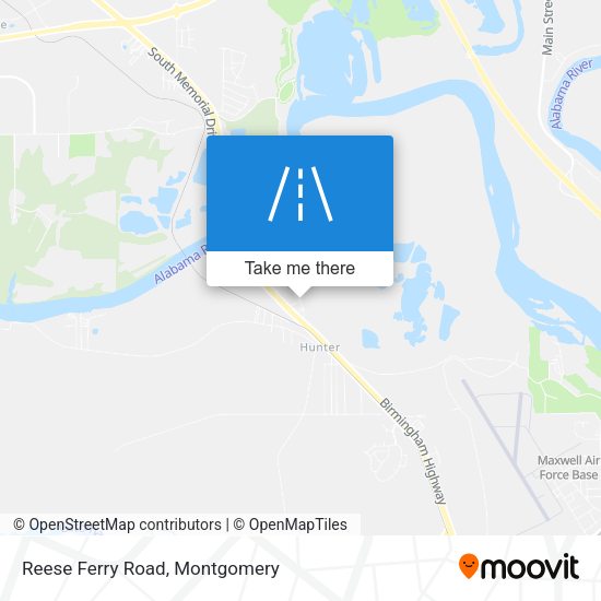Reese Ferry Road map