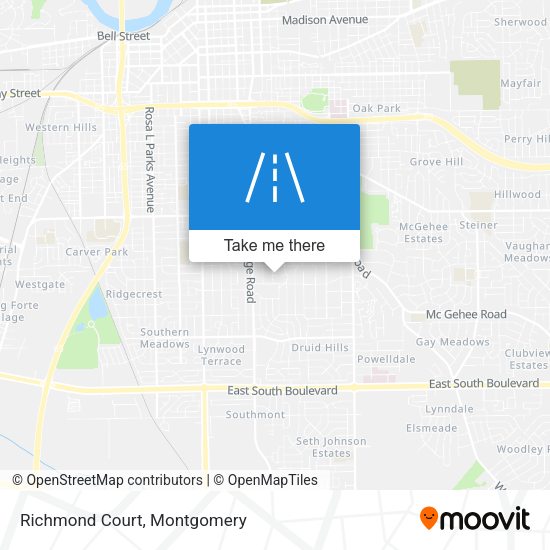 Mapa de Richmond Court
