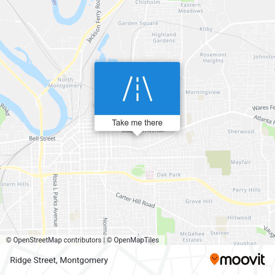 Mapa de Ridge Street