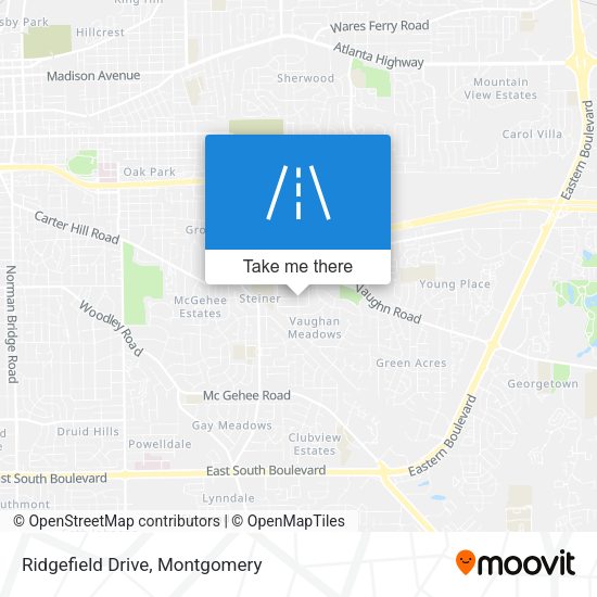 Mapa de Ridgefield Drive