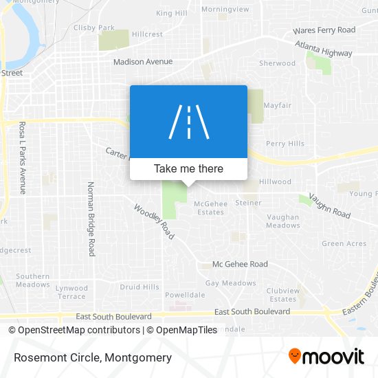 Mapa de Rosemont Circle