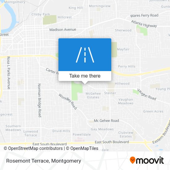 Rosemont Terrace map