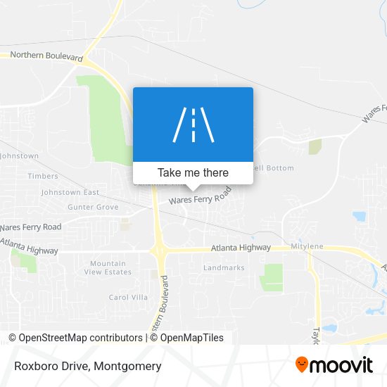 Mapa de Roxboro Drive