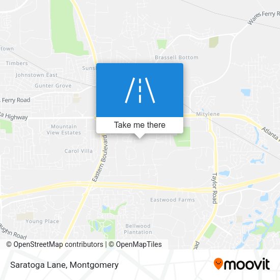 Mapa de Saratoga Lane