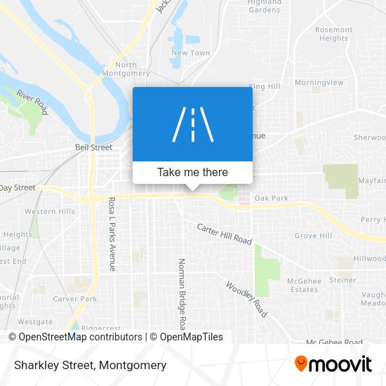 Sharkley Street map
