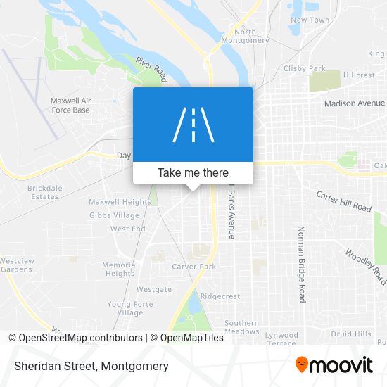 Sheridan Street map