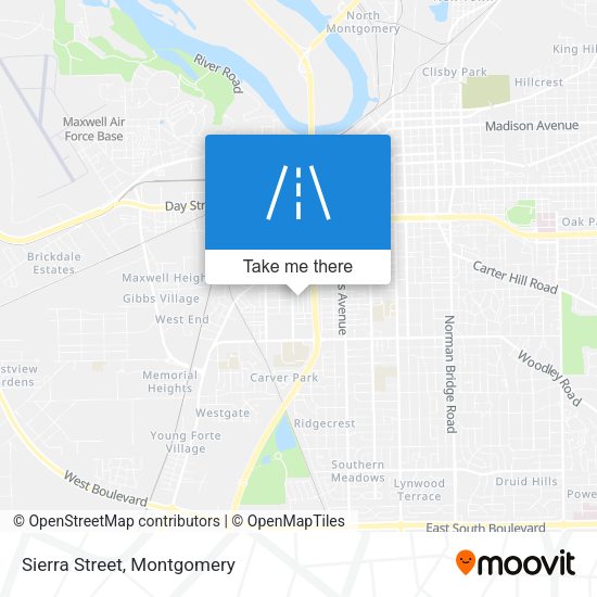 Mapa de Sierra Street