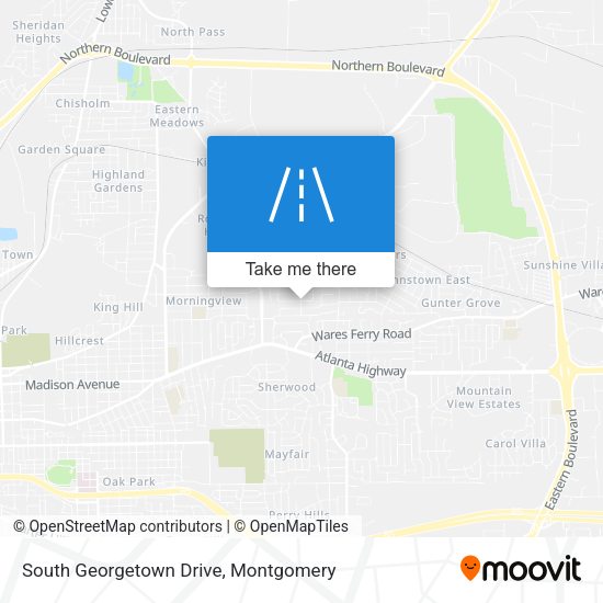 South Georgetown Drive map