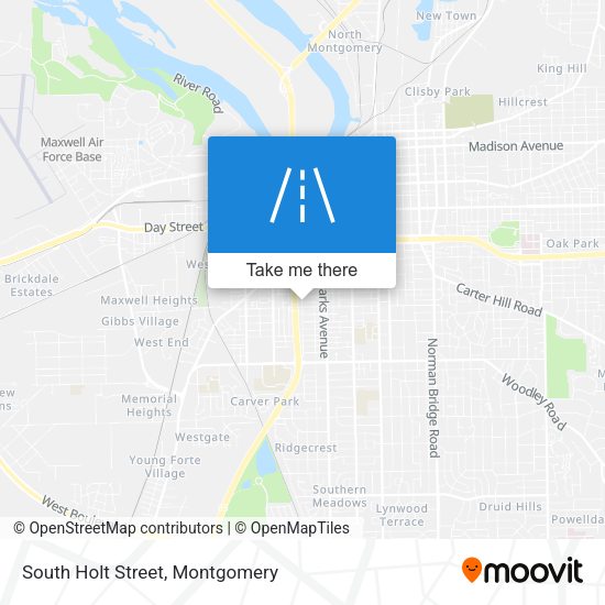 South Holt Street map