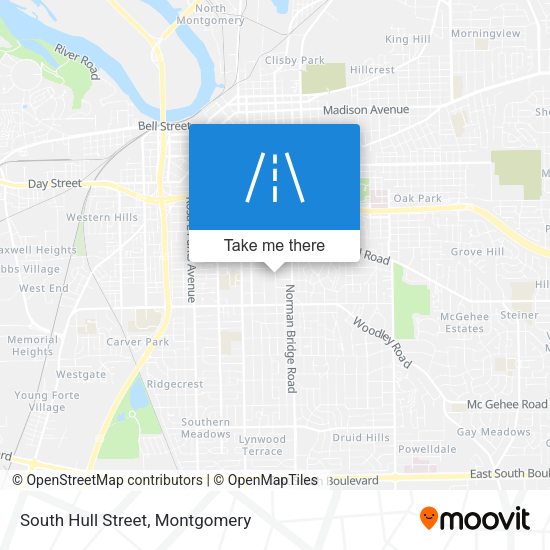 South Hull Street map