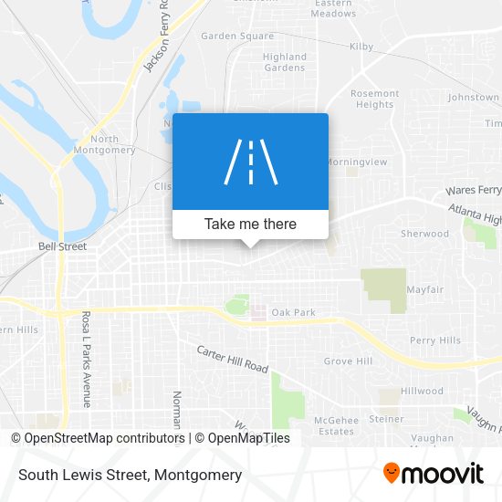 Mapa de South Lewis Street