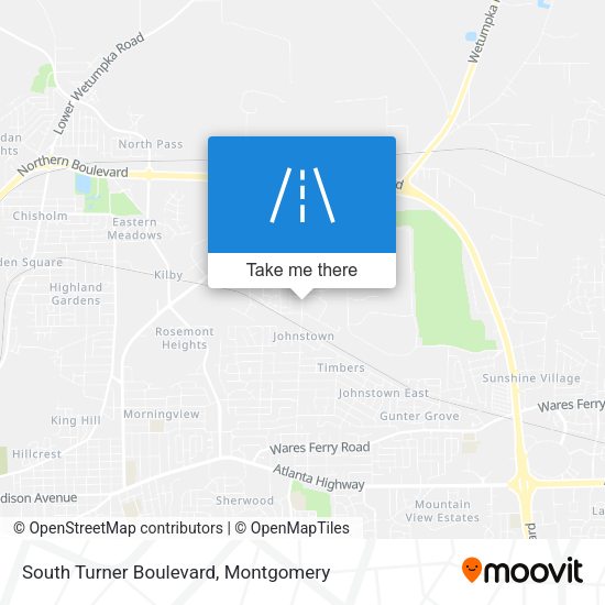 South Turner Boulevard map