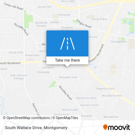 South Wallace Drive map