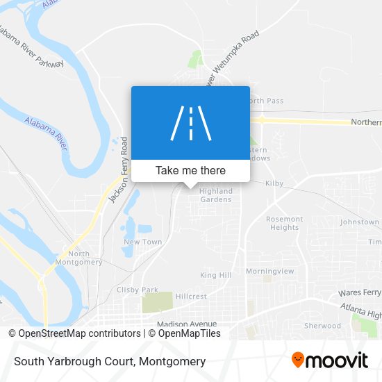South Yarbrough Court map