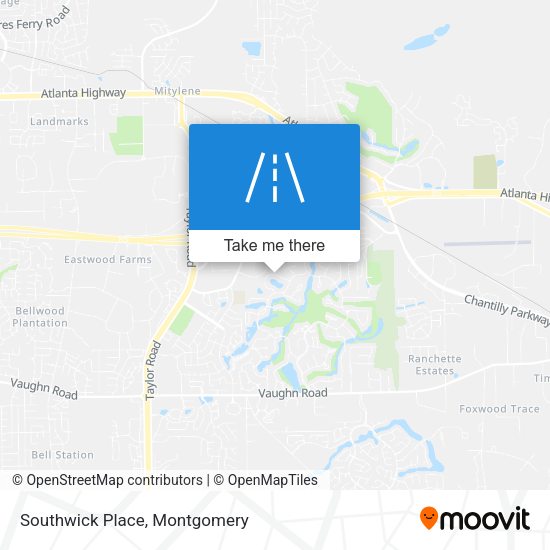 Southwick Place map