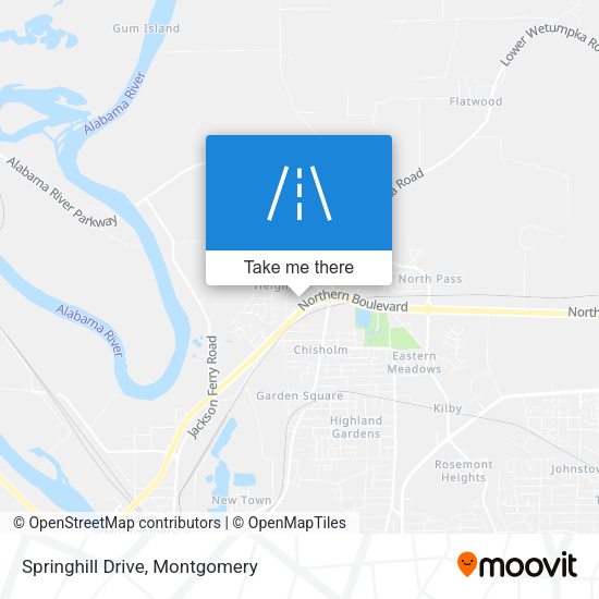 Springhill Drive map