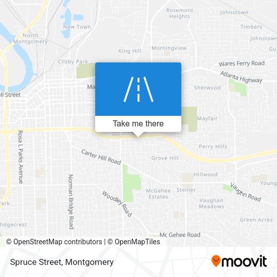 Mapa de Spruce Street