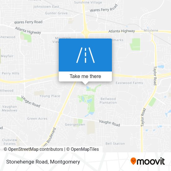 Stonehenge Road map