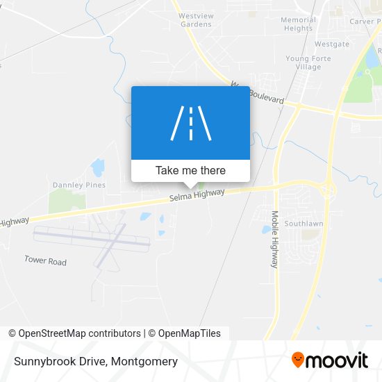 Sunnybrook Drive map