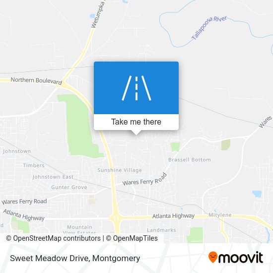 Mapa de Sweet Meadow Drive