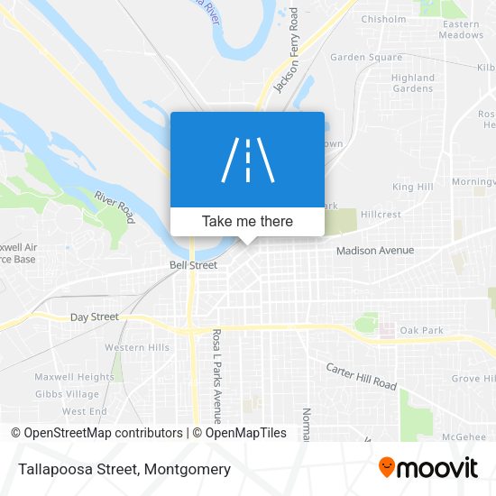Mapa de Tallapoosa Street