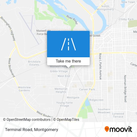 Mapa de Terminal Road