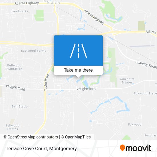 Terrace Cove Court map