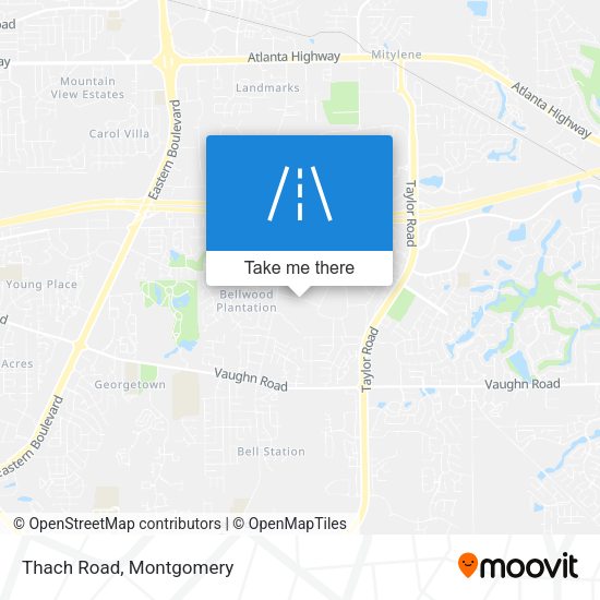 Mapa de Thach Road