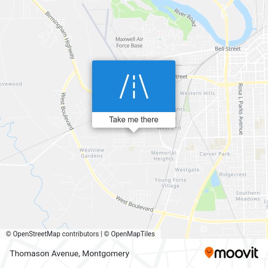 Thomason Avenue map