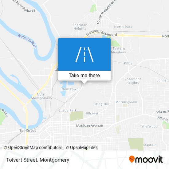 Tolvert Street map