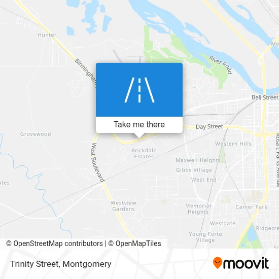 Trinity Street map