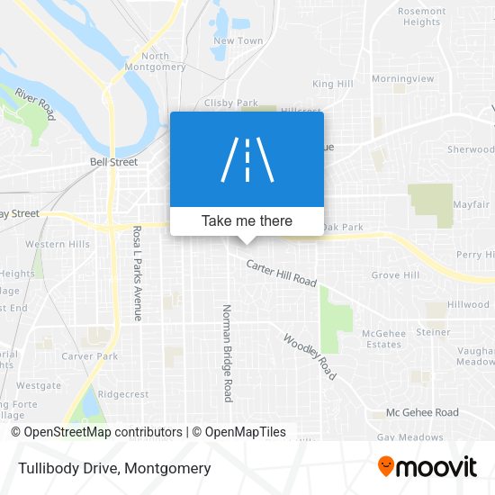 Tullibody Drive map