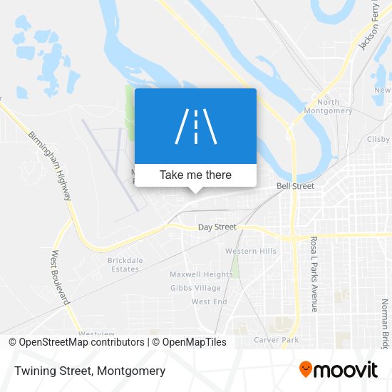 Mapa de Twining Street