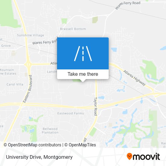 Mapa de University Drive