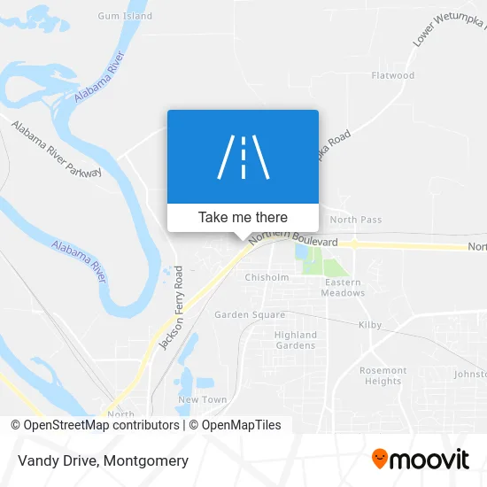 Vandy Drive map