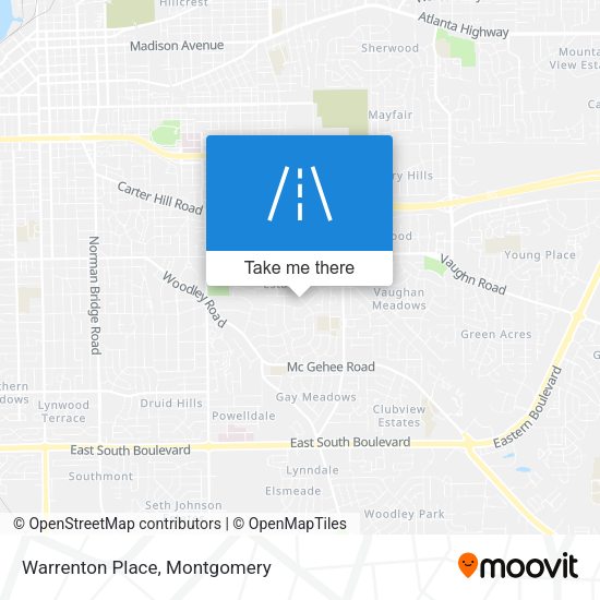 Warrenton Place map