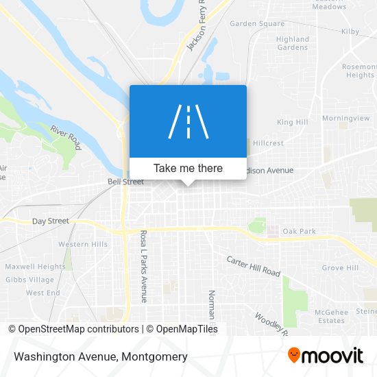 Mapa de Washington Avenue