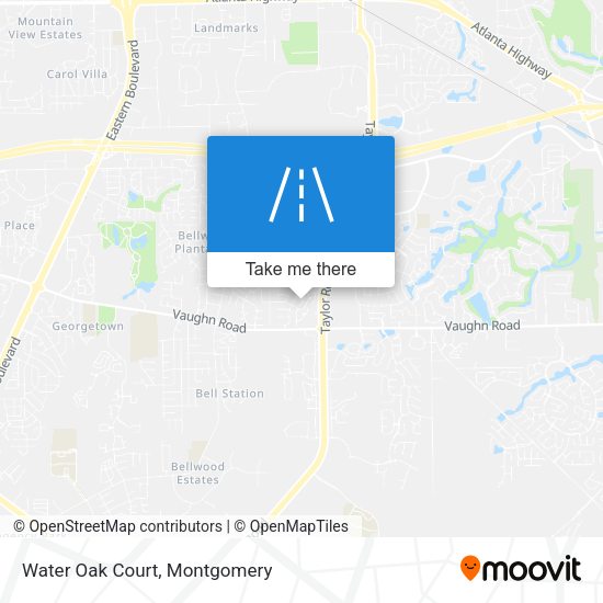 Water Oak Court map