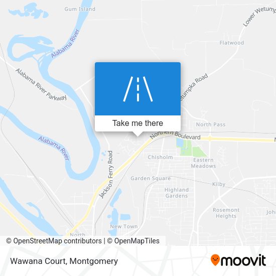 Mapa de Wawana Court