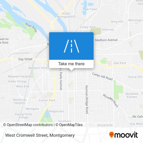 West Cromwell Street map